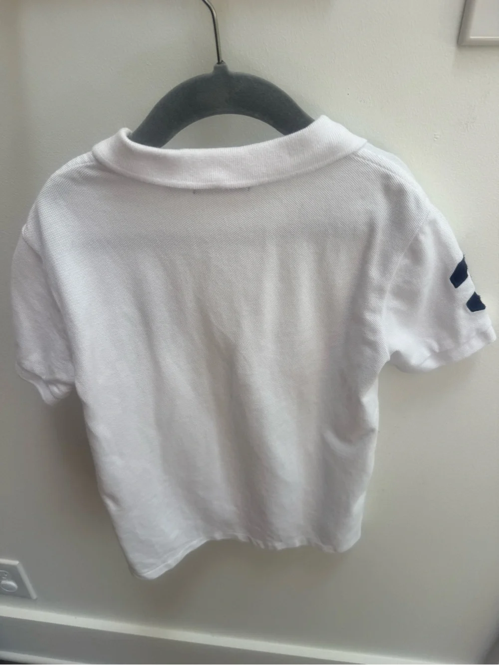 Polo by Ralph Lauren White Short-Sleeve Polo with Navy Pony